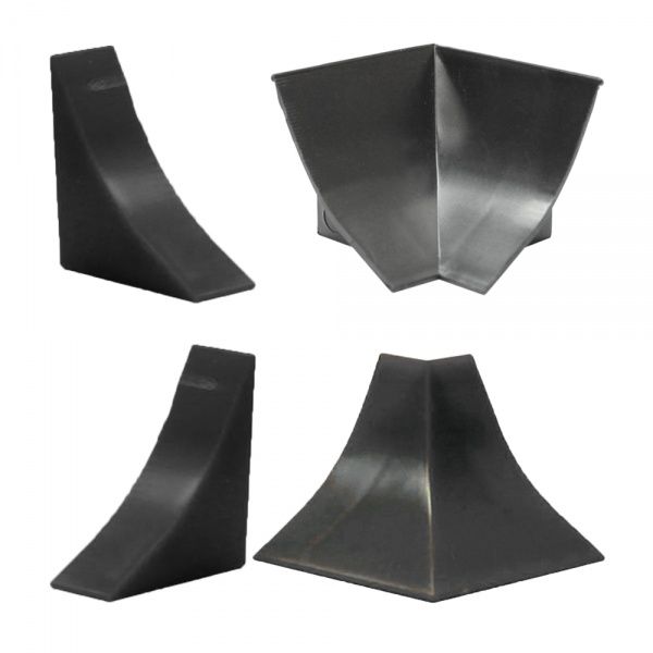 Комплект фурнітури ОМіС до плінтуса для стільниці LB-23 венге