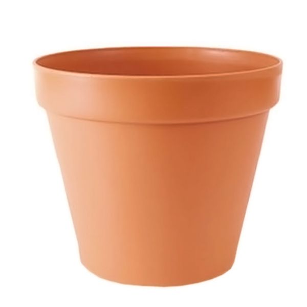 Горшок пластиковый Prosperplast Glinka круглый 1,9л терракот (11143) 