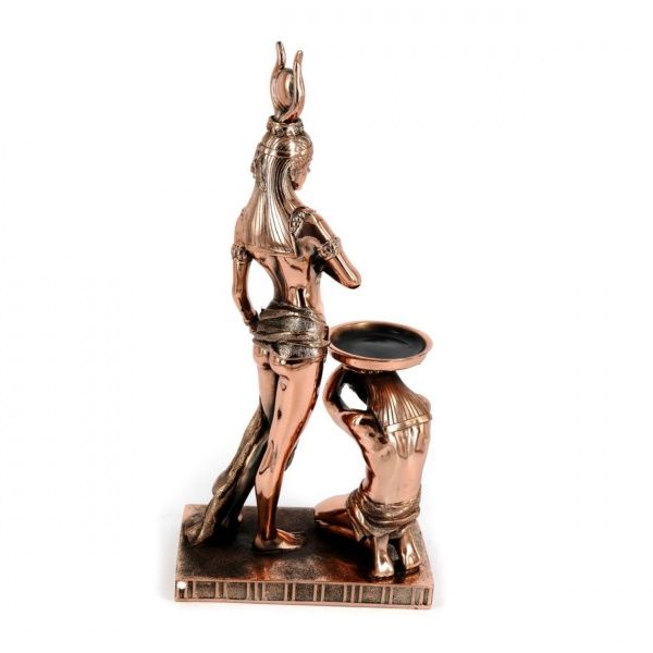 Статуэтка-подсвечник Богиня Хатхор из Египта T422 Classic Art