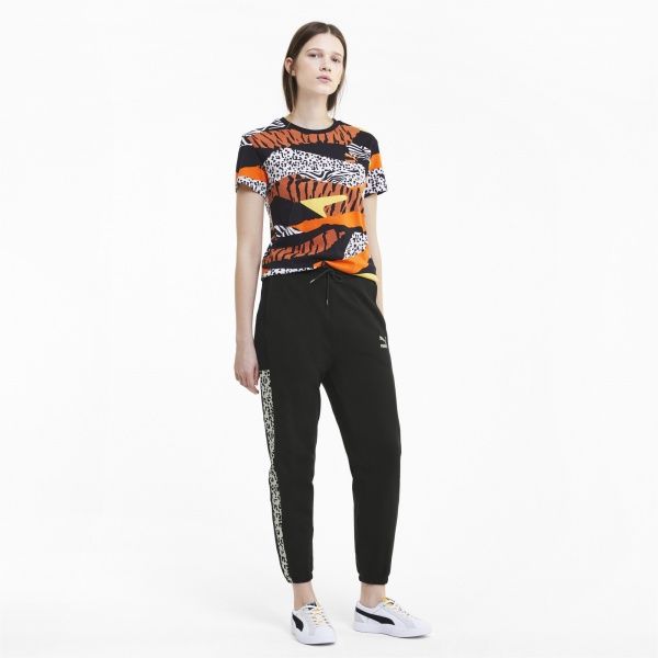 Штани Puma Classics Graphics Track Pant 59773551 р. XS чорний