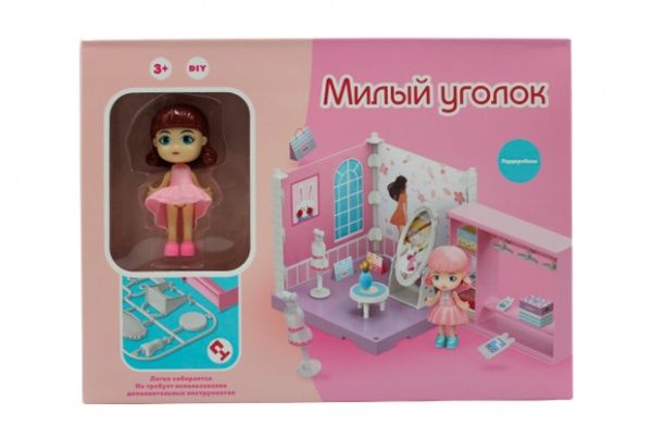 Ігровий набір Funky Toys Затишний куточок. Гардеробна з лялькою FT3106 