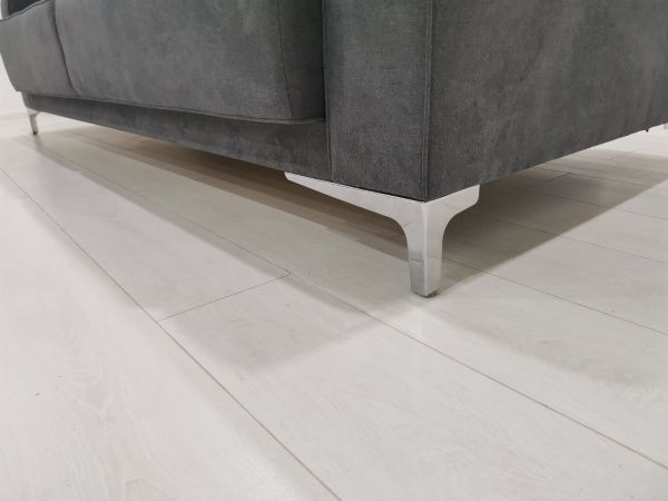 Диван прямой Париж темно-серый 2520x1080x870 мм