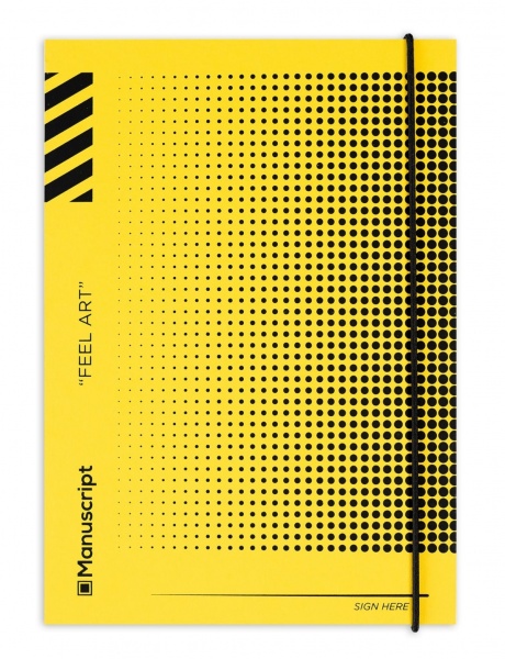 Скетчбук Manuscript Off-yellow Dot Plus А5 160 аркушів 