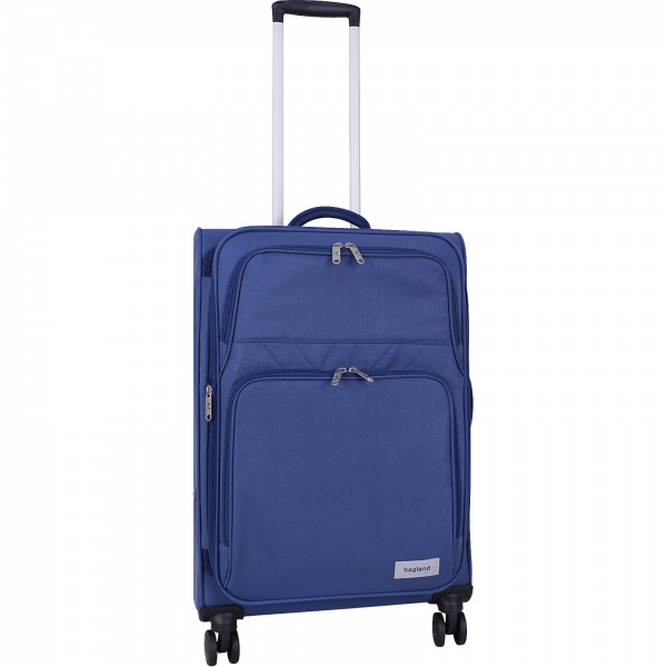 Чемодан Bagland М New 70 л синий 3799124 