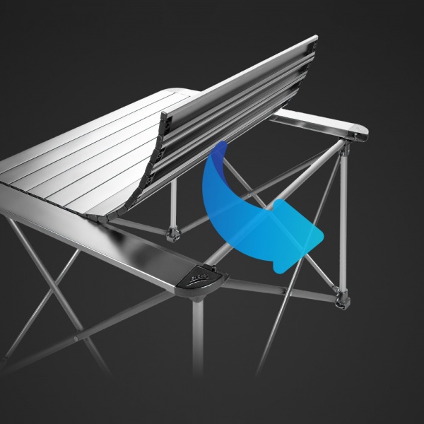 Стіл розкладний BRS подвійний туристичний Z32