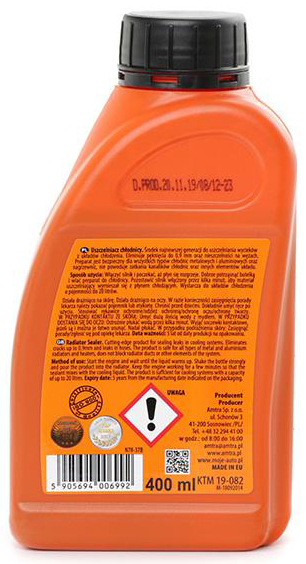 Герметик для радіатора Moje AUTO 19-082 жовтий 400 мл