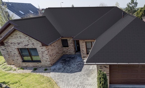 Бітумна черепиця IKO Number One 3Tab Black (01) 3,0 кв.м