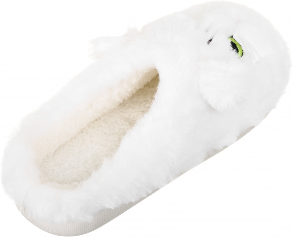 Тапочки для девочек HW Котик р.30-31 белый NULL