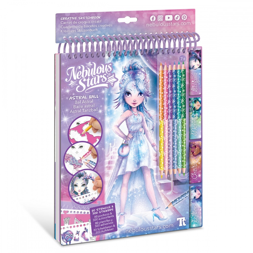 Набор для творчества Nebulous Stars Скетчбук: Звездный бал 11142