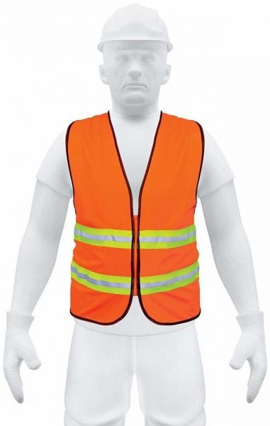 Жилет сигнальный Truper CHS-600N р. one size оранжевый