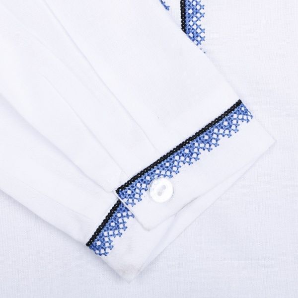 Вишиванка дитяча Едельвіка р.146 блакитний 176-17/09 