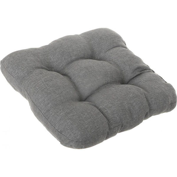 Подушка стьогана Українські Конструкції 41х41 см сірий