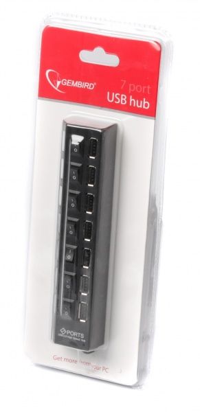 USB-хаб Gembird 7 портов USB 2.0 UHB-U2P7-03