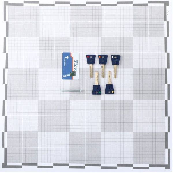 Цилиндр Mul-T-Lock 7х7 35x40 ключ-вороток 75 мм никель