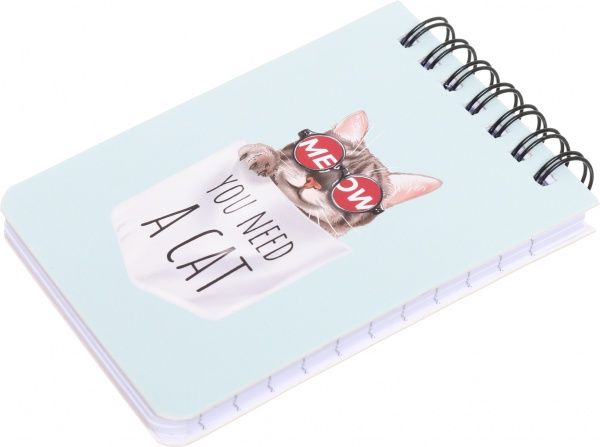 Блокнот Современные коты в моде 10,5x7,5 см