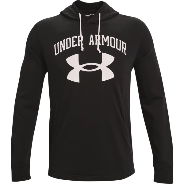 Джемпер Under Armour UA RIVAL TERRY BIG LOGO HD 1361559-001 р. 2XL черный