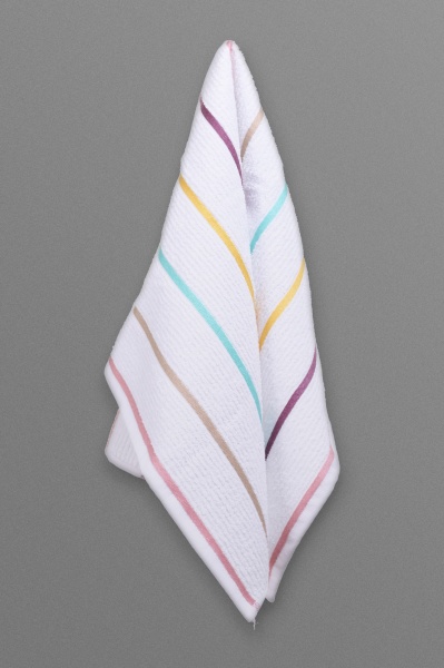 Набір рушників кухонних Stripe 60x40 см Durutex білий із коричневим 