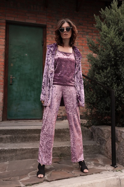 Брюки женские Vivioji BRW-20-16 XL фиолетовый