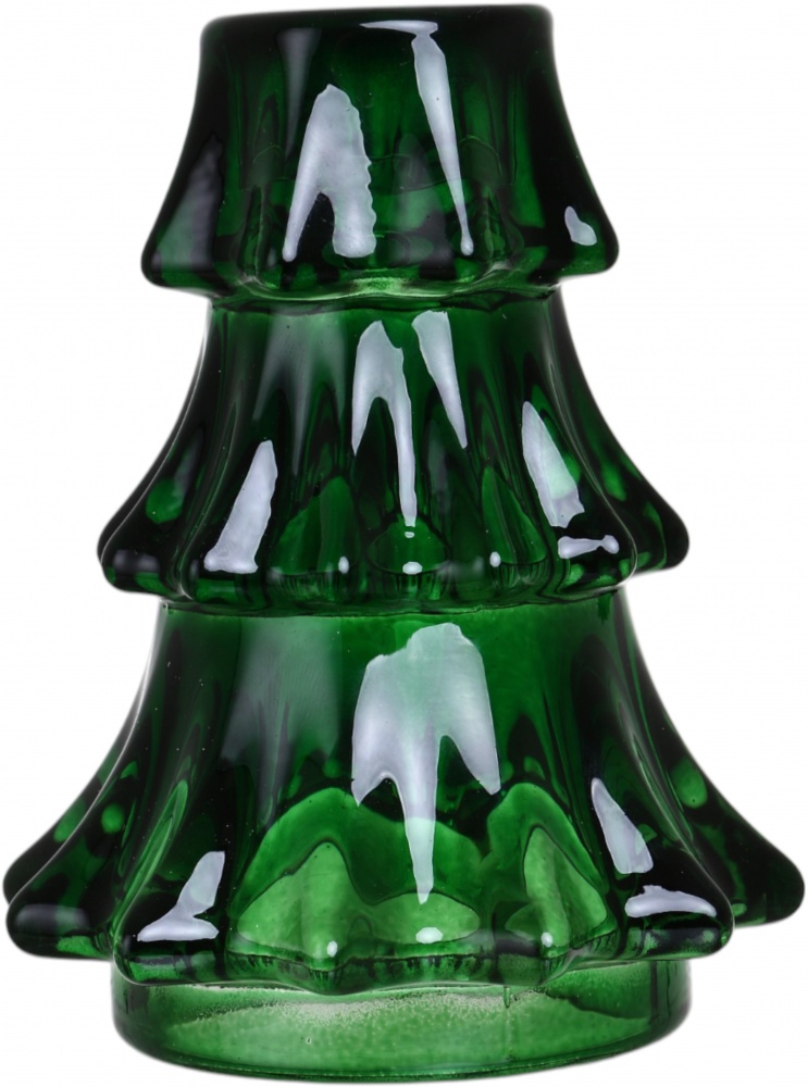 Подсвечник X-mas tree 9х11 см зеленый CY770063-M Sensio