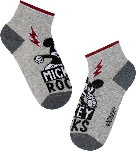 Шкарпетки дитячі Conte-Kids Disney Міккі Маус 352 17С-127СПМ р.22 сірий 