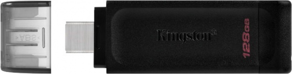 Флеш-память USB Kingston DT70 TYPE-C 128 ГБ USB 3.2 black (DT70/128GB) 