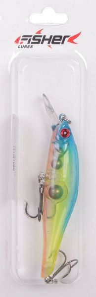 Воблер Clepsydra 11 г 100 мм #2 темно-синее-зелено-желтый