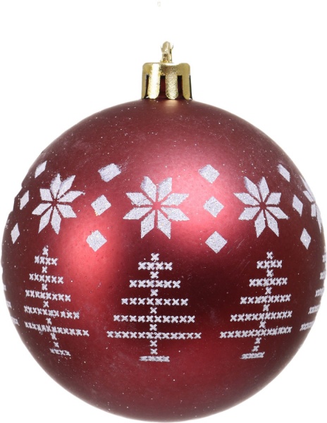 Набор елочных шаров Комплект № 33 d 80 мм 6 шт./уп.