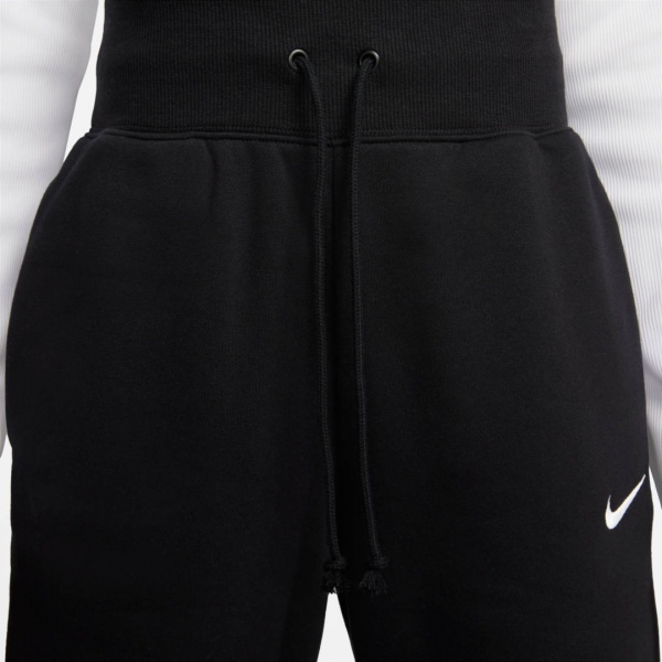Брюки Nike W NSW PHNX FLC HR PANT WIDE DQ5615-010 р. M черный