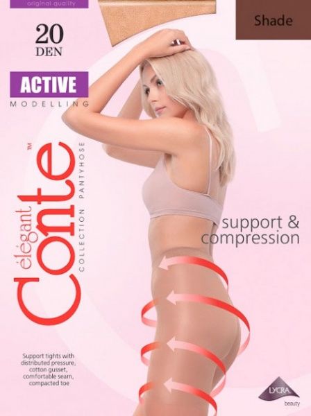 Колготки Conte Active 20 den shade р. 2 бежевый 