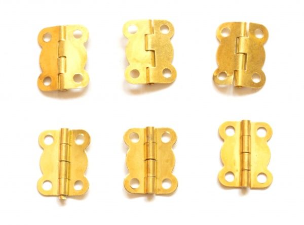 Петля декоративна фігурна золото 16х13 мм 6 шт. 