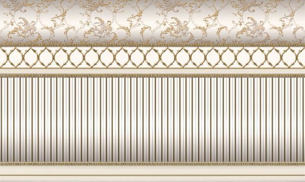 Плитка El Molino Бріджит Оро-Бейге зокало 15x25 . 