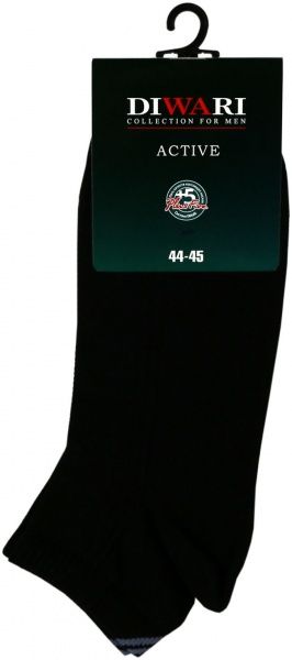 Шкарпетки DiWaRi ACTIVE 018 короткі р. 29 чорний 