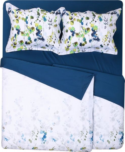 Комплект постільної білизни Spring bloom D сімейний різнокольоровий принт La Nuit 