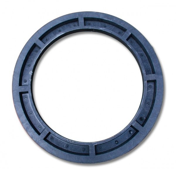 Люк канализационный ПОЛИМЕР-ТЕХБУД 770 мм 4,5 т без замка черный