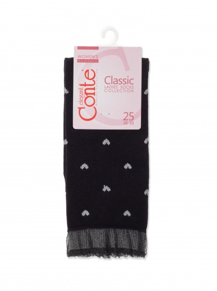 Носки женские Conte CLASSIC 20С-105СП р.23 черный