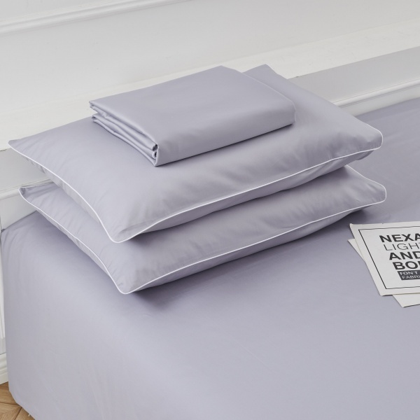 Комплект постільної білизни Solid 2 світло-сірий La Nuit 