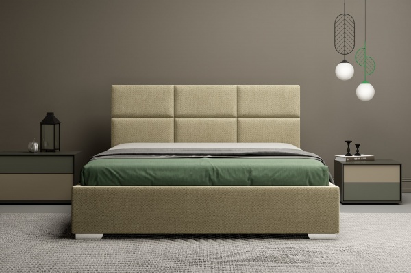 Кровать с подъемным механизмом CAMELIA Эмма 160x200 см темно-бежевый 