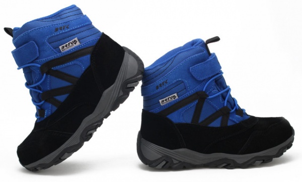 Ботинки для мальчиков BARTEK 17289005 р.33 черный с синим 