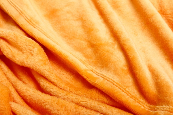 Плед Frannel Solid 220x200 см оранжевый La Nuit 