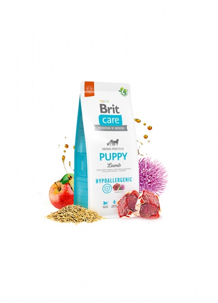 Корм сухой для всех пород Brit Care Hypoallergenic Puppy с ягненком 3 кг