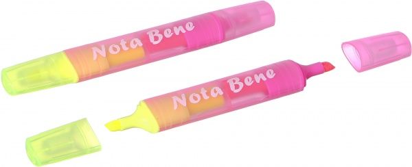 Маркер текстовий Nota Bene Pink Maccaron 2 шт. жовтий 