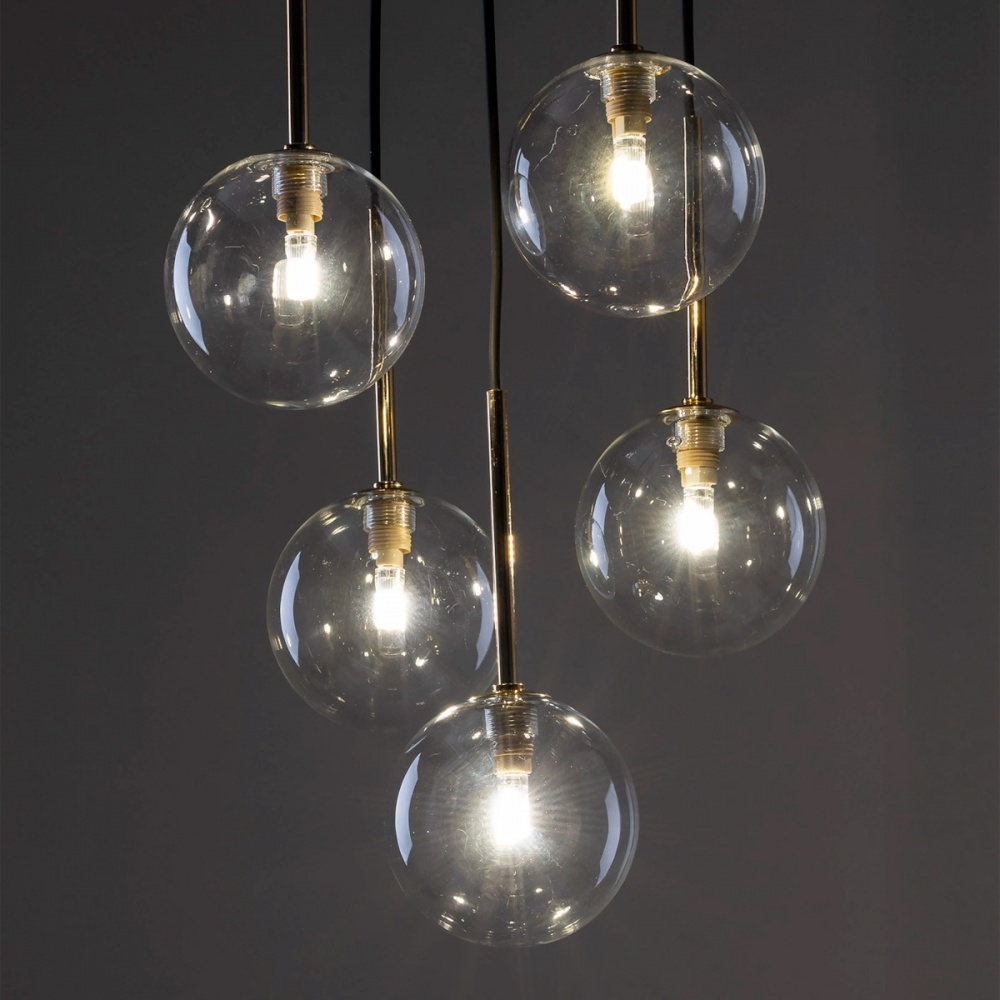 Подвес TK Lighting NILOS 10290 5x/G9 черный