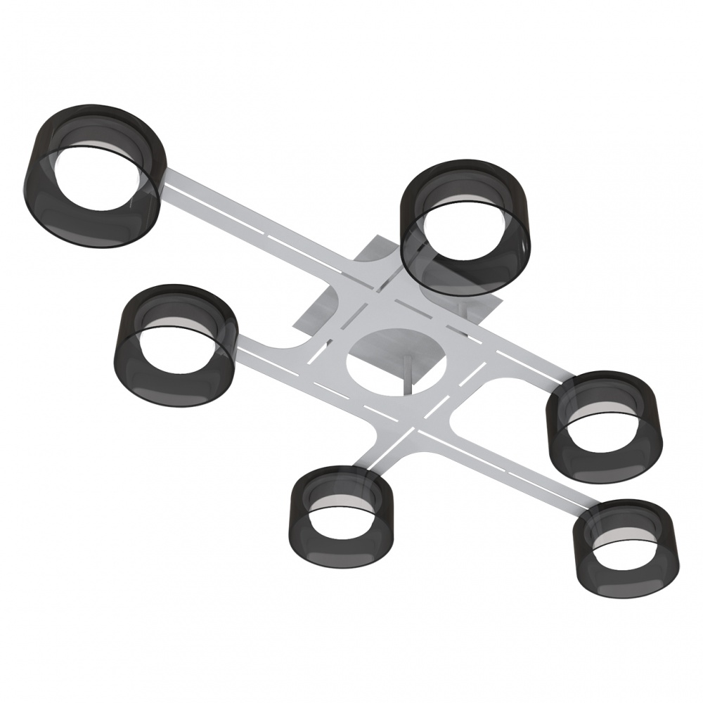 Люстра потолочная Hopfen SAGA-GX-6-CL WH 6xGX53 белый