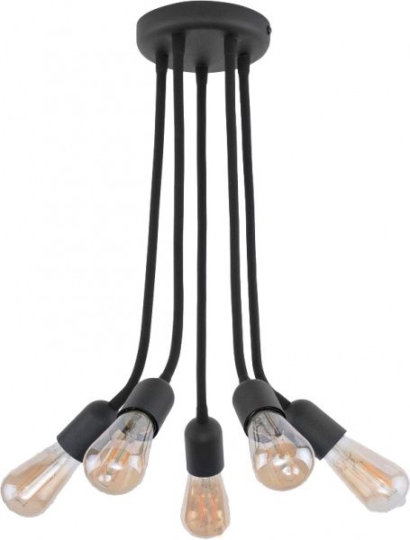 Люстра TK Lighting 2139 FLEX 5x60 Вт E14 черный 