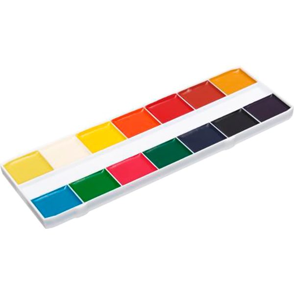 Акварель медовая напівсуха 14 кольорів 311038 Гамма UA