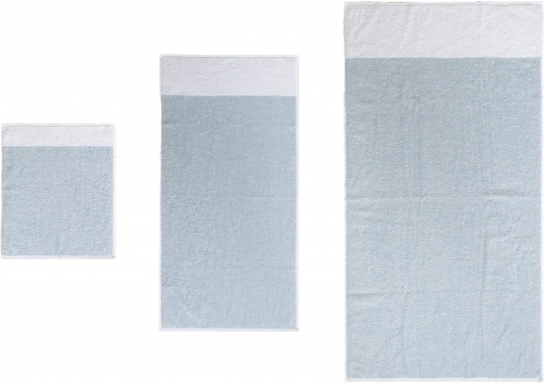 Рушник 40x50 см білий із блакитним ABC 