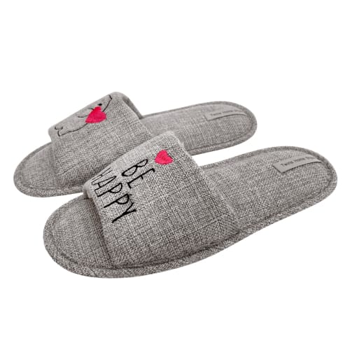 Капці домашні Twins HS-VL (арт.300) з вишивкою 9020 р.38/39 сірий 