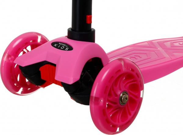 Самокат MaxxPro kids дитячий розовый LS306/maxi/ 232C 