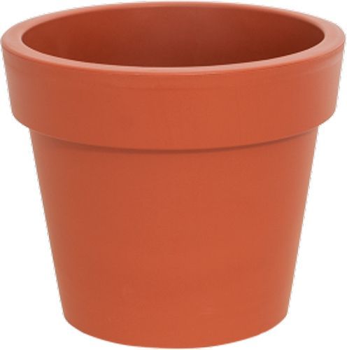 Вазон пластиковый Алеана ГАММА 14x12 см круглый 1,5л терракот 