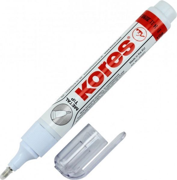 Корректор-ручка Metal Tip 10 г K83301 Kores